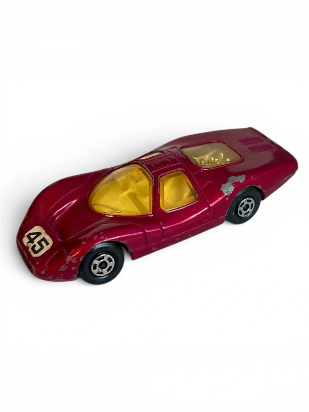 Vintage Matchbox Lesney No.45 Ford Group 6 Rare Red Diecast Race Car